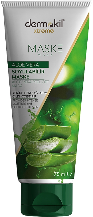 Маска-пленка для лица - Dermokil Aloe Vera Peel Off Mask (туба) — фото N1