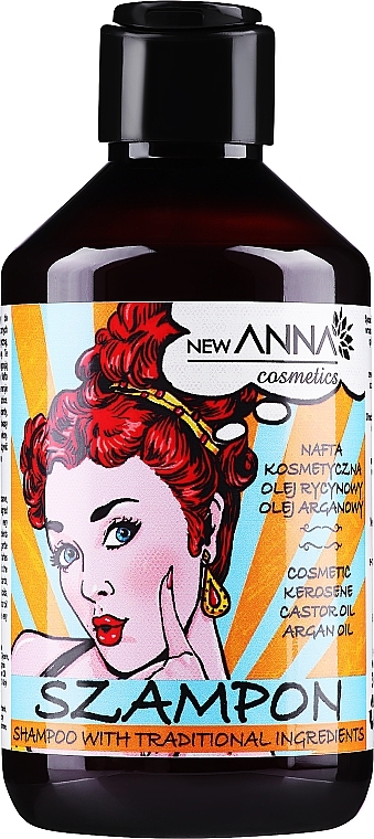 Шампунь з косметичним керосином - New Anna Cosmetics Retro Hair Care Shampoo — фото N1