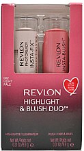 Парфумерія, косметика Набір  - Revlon Photoready Insta Fix Highlight & Blush Duo Light (highlight/8.9g + blush/8.9g)