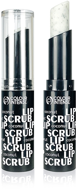 УЦЕНКА Скраб для губ восстанавливающий "Кокос" - Colour Intense Lip Care Scrub Balm * — фото N4