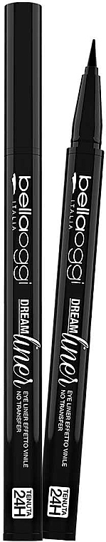 Підводка для очей - Bellaoggi Dream Liner Vinyl Effect Eyeliner 24H — фото N1