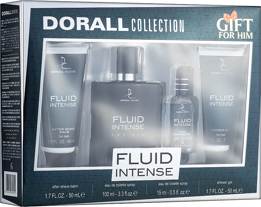 УЦІНКА Dorall Collection Fluid Intense - Набір (edt/15ml/100ml + sh/gel/50ml + balm/50ml) * — фото N1