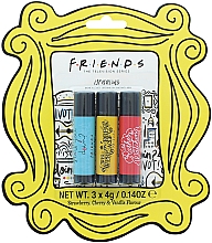 Духи, Парфюмерия, косметика Набор бальзамов для губ - Paladone Beauty Friends Beauty Door Lip Balm Trio (lip/balm/3x4g)