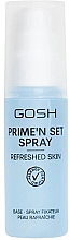 Парфумерія, косметика Спрей для фіксації макіяжу - Gosh Prime'N Set Spray Refreshed Skin