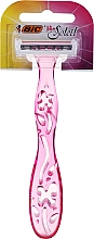 Парфумерія, косметика Жіночий станок, 1 шт., рожевий - Bic Miss Soleil
