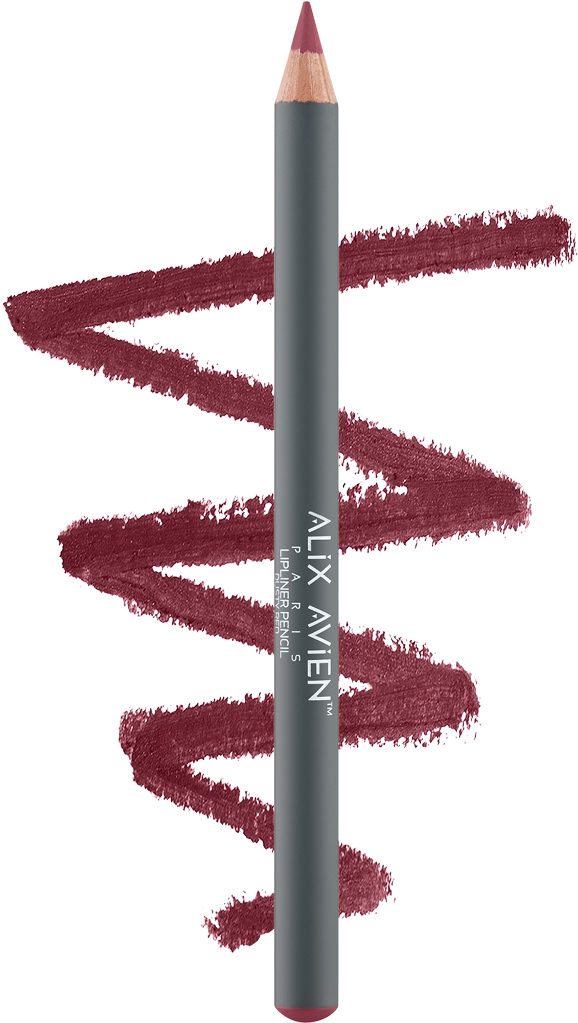 Карандаш для губ - Alix Avien Lipliner Pensil — фото Dusty Red