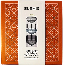 Подарунковий набір - Elemis Ultra Smart Pro-Collagen The Greatest Works (mask/10ml + day/cr/10ml + nig/cr/10ml) — фото N1