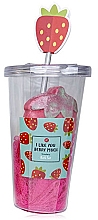 Парфумерія, косметика Набір для ванної "I Like You Berry Much" - Accentra Spring Time Bath Set (bath/fizz/100g + shower/sponge/1pcs)