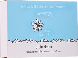 Духи, Парфюмерия, косметика Набор - Styx Travel Box Alpin Derm (f/cr/30ml + f/milk/30ml + f/tonic/30ml)