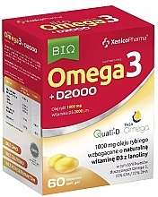 Парфумерія, косметика Харчова добавка - Xenico Pharma Bio Omega3 + D2000