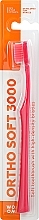 Духи, Парфюмерия, косметика Зубная щетка ортодонтическая мягкая, розовая - Woom Ortho Soft 3000 Toothbrush