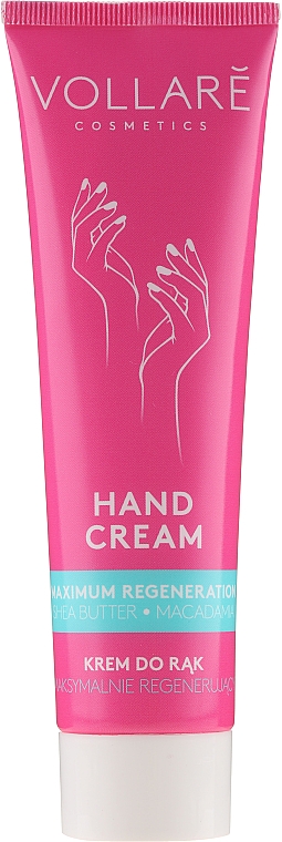 Восстанавливающий крем для рук - Vollare Cosmetics De Luxe Hand Cream S.O.S Maximum Regeneration — фото N4
