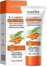 Парфумерія, косметика Пінка для обличчя з екстрактом моркви - Sadoer B-Carrot Face Cleanser