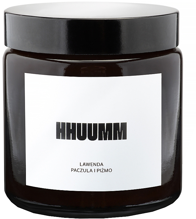 Натуральная соевая свеча с ароматом лаванды, пачулей, мускуса - Hhuumm — фото N1