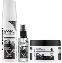 Духи, Парфюмерия, косметика УЦЕНКА Набор - Delia Cameleo Keratin (mask/200ml + keratin/spray/150ml + ser/55ml) *