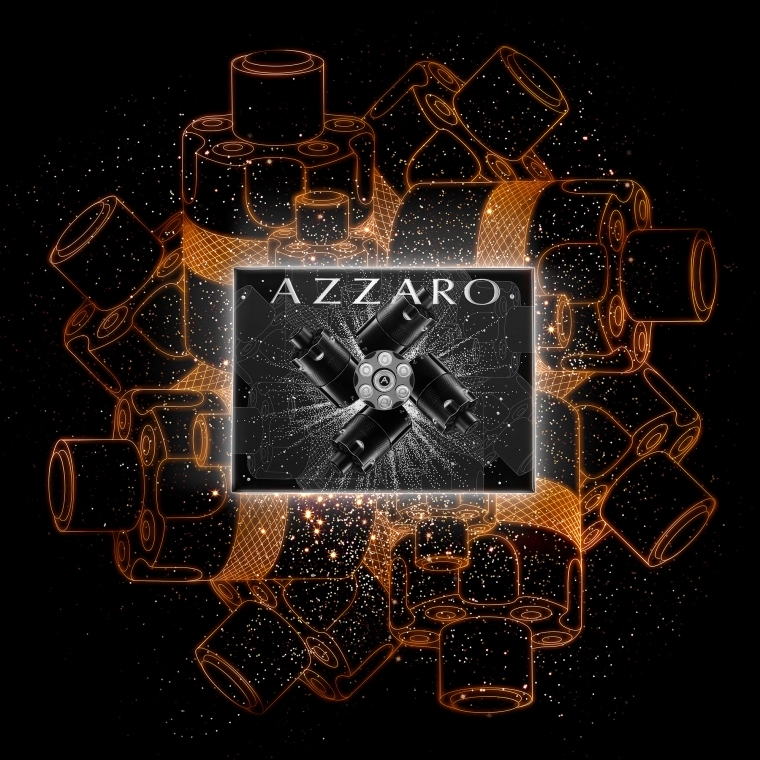 Azzaro The Most Wanted Intense - Набор (edp/100ml + edp/10ml + parf/10ml) — фото N4