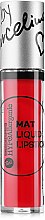 Матова помада для губ - Bell HypoAllergenic Mat Liquid Lipstick By Marcelina — фото N1