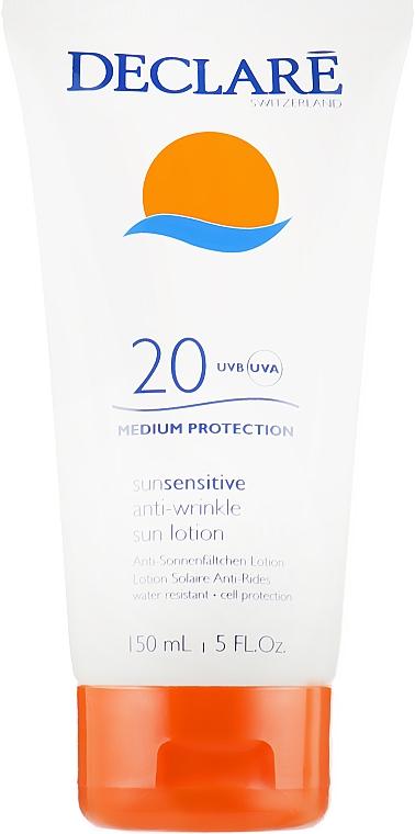 Солнцезащитное молочко с омолаживающим эффектом - Declare Sun Sensitive Anti-Wrinkle Sun Protection Milk SPF 20 — фото N2