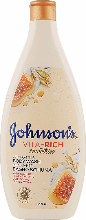 Гель для душа с йогуртом, медом и овсом - Johnson’s® Vita-Rich 