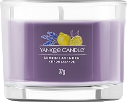 Ароматична свічка в склянці міні - Yankee Lemon Lavender Candle — фото N1