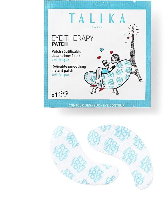 Маска-пластир для контуру очей відновлююча - Talika Eye Therapy Reusable Instant Smoothing Patch Refills — фото N5