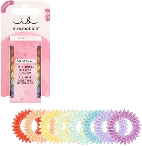 Резинка-браслет для волосся - Invisibobble Original Hair Spiral Rainbow Vibes — фото N1
