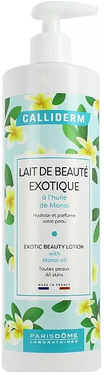 Лосьон для тела с маслом монои - Calliderm Exotic Beauty Lotion With Monoi Oil  — фото N1