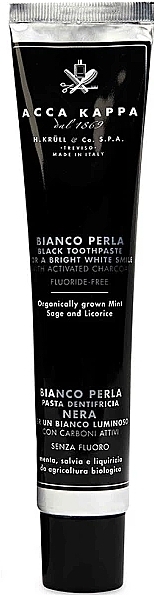 Черная зубная паста - Acca Kappa Bianco Perla Black Toothpaste — фото N1