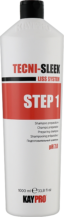Подготовительный шампунь - KayPro Tecni-Sleek Step 1 Shampoo — фото N1