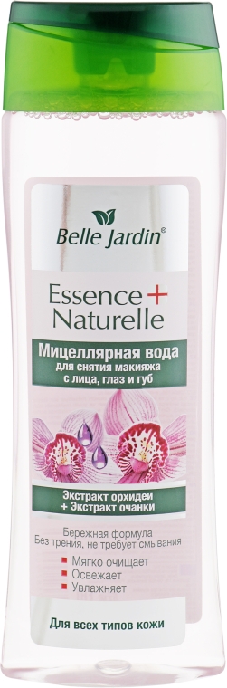 Міцелярная вода для видалення макіяжу, з екстрактом орхідеї та очанки - Belle Jardin Essence+Naturelle