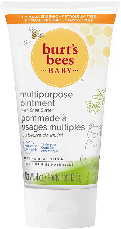 Багатоцільова мазь для немовлят - Burt's Bees Baby Multi Purpose Ointment (туба) — фото N1