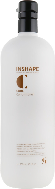Зволожувальний кондиціонер для кучерявого та в'юнкого волосся - Inshape Curl Conditioner — фото N3