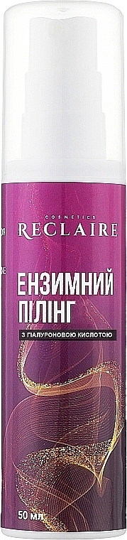 Энзимный пилинг с гиалуроновой кислотой для лица - Reclaire — фото N1