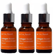 Набор "Сыворотка для лица" - Dr. Eve_Ryouth Collagen Booster Ultra Concentrated (serum/3x15ml) — фото N1