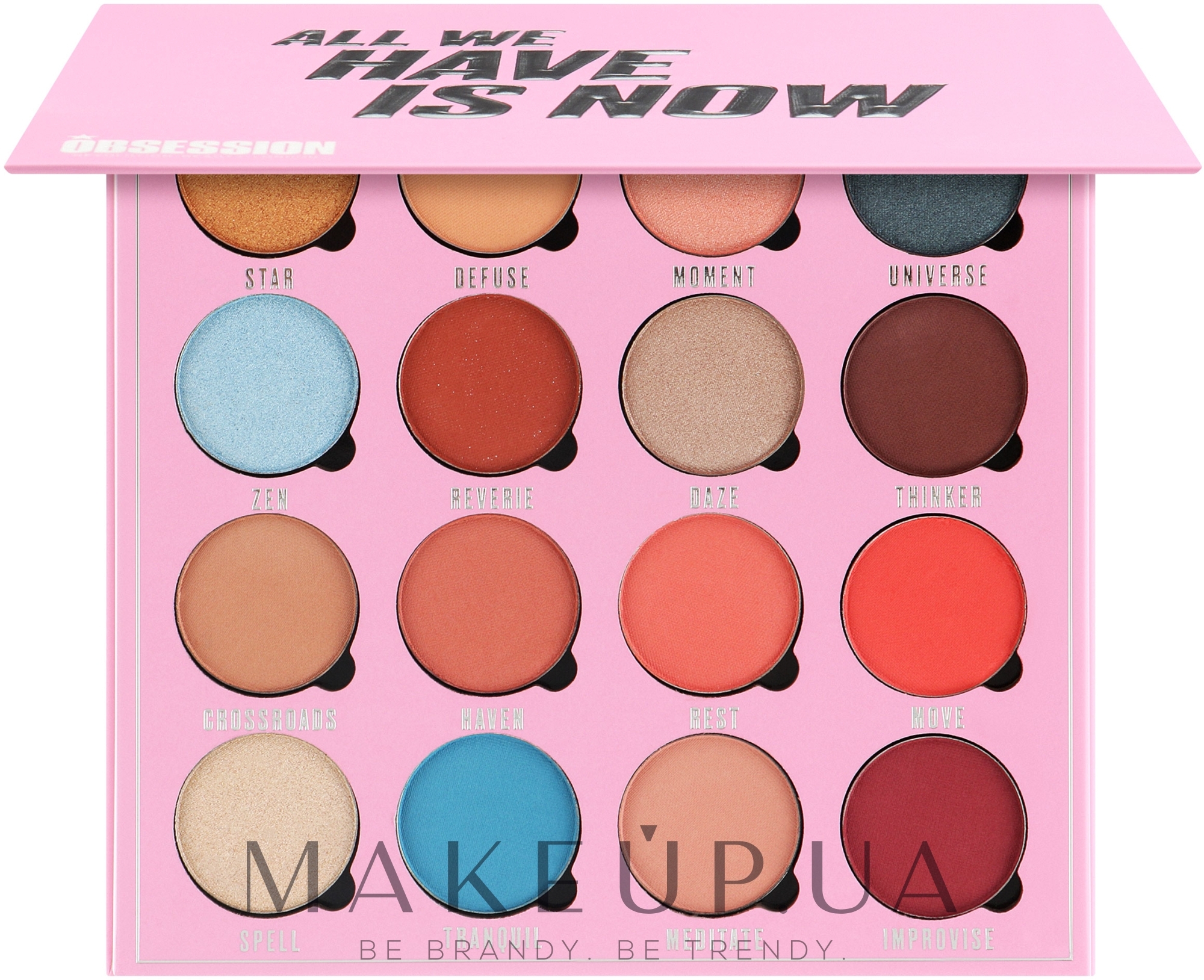 Палетка теней для век - Makeup Obsession All We Have Is Now Eyeshadow Palette — фото 20.8g