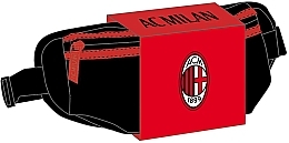 Парфумерія, косметика Набір - Naturaverde Football Teams Milan (shm/100ml + sh/gel/100ml + bag/1pc)