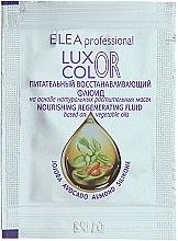 Духи, Парфюмерия, косметика Питательный восстанавливающий флюид - Elea Professional Luxor Color (пробник)