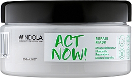 Маска восстанавливающая для поврежденных волос - Indola Act Now! Repair Mask — фото N3