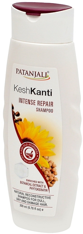 Шампунь для волос "Интенсивное востановление" - Patanjali Kesh Kanti Intense Repair Shampoo — фото N3