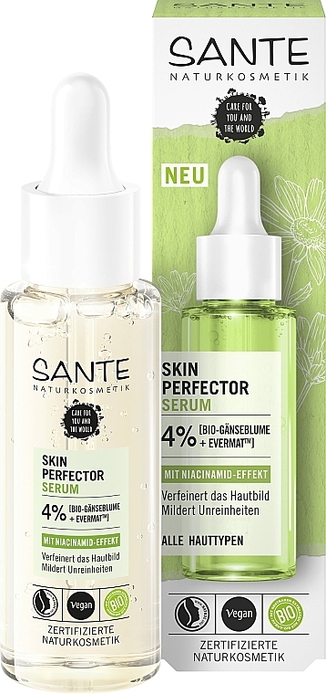 Матувальна сироватка для обличчя - Sante Skin Perfector Serum Niacinamid-Effect — фото N2