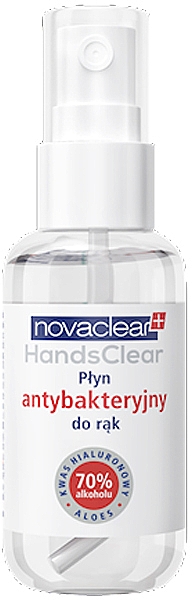 Антибактеріальний спрей для рук - Novaclear Hands Clear — фото N2