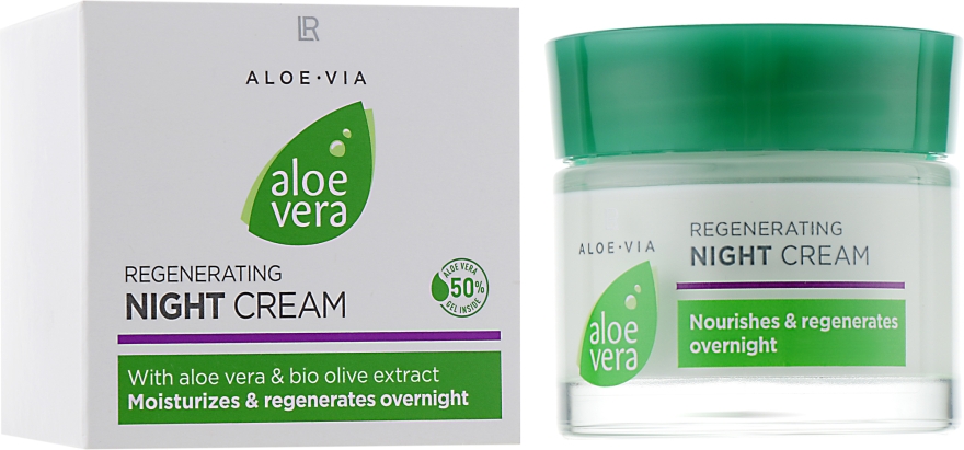 Нічний крем для обличчя - LR Aloe Vera Multi Intensiv Night Cream — фото N1