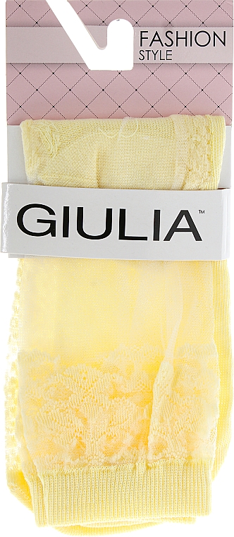 Носки для женщин "WSM Cristal 005 calzino", light yellow - Giulia