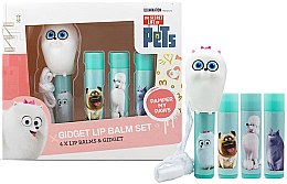 Парфумерія, косметика Набір бальзамів для губ - Corsair The Secret Life of Pets Lip Balm Set (lip/balm/4.5g x 4 + toy)