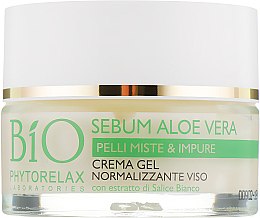 Сбалансированный крем-гель "Aloe Vera" - Phytorelax Laboratories Bio Phytorelax Sebum Aloe Vera Gel Cream — фото N2