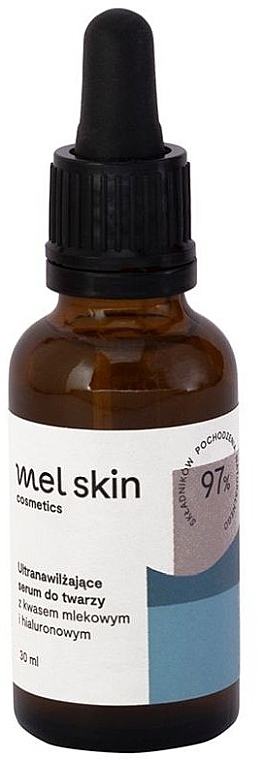 Зволожувальна сироватка для обличчя з гіалуроновою кислотою - Mel Skin Face Serum — фото N1