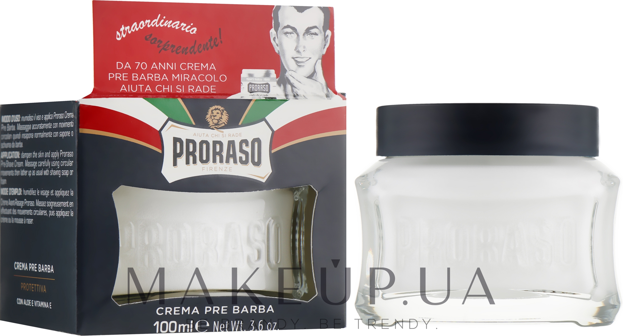 Proraso Blue Line Pre-Shave Cream - Крем до гоління — фото 100ml