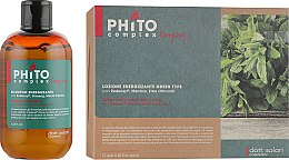 Набір - Dott. Solari Phito Complex Energizing Kit Green (shm/250ml + lot/13x6ml) — фото N2