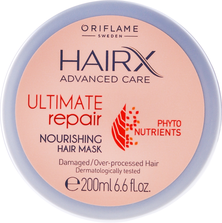 Відновлювальна маска для сухого і пошкодженого волосся - Oriflame HairX Ultimate Repair Nourishing Hair Mask — фото N1