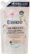 Духи, Парфюмерия, косметика Жидкое крем-мыло "Макадамия и белый лотос" - Balea Macadamia & White Lotus (дой-пак)